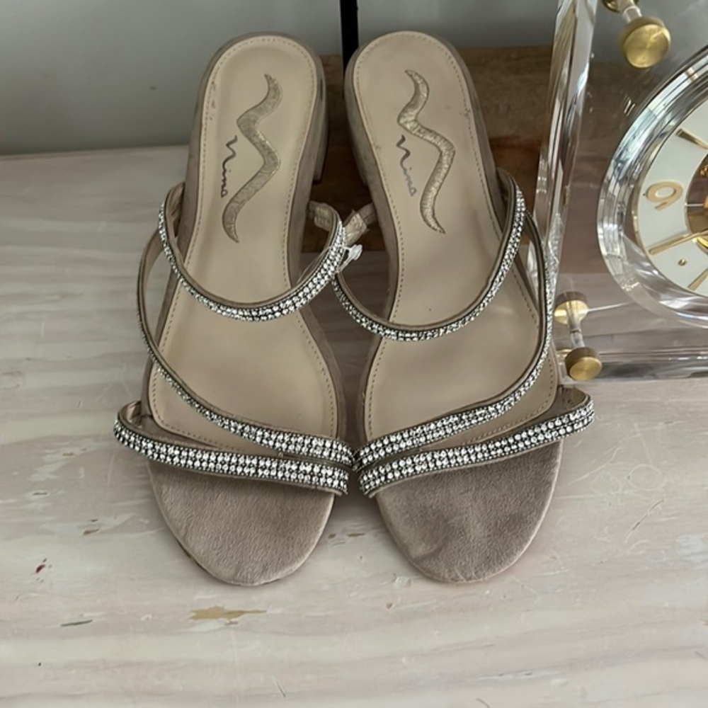 Nina Rhinestone Glitter‎ Sandal